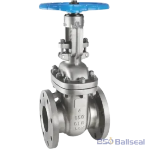 4" Class 150 CF8 stainless steel flanged gate valve (API 600, OS&Y bolted bonnet design) - BALLSEAL