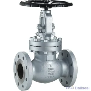 Heavy-wall 4-inch WCB cast steel globe valve designed for high-pressure applications, Class 300 RF flanged, showcasing exceptional industrial-grade manufacturing quality.