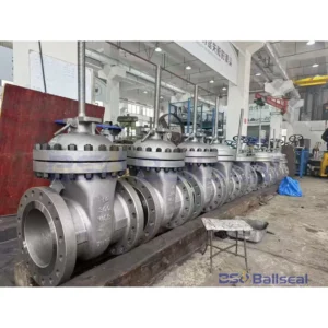 10 Inch Class 300 WCB Cast Steel Flanged Gate Valve Bare Stem