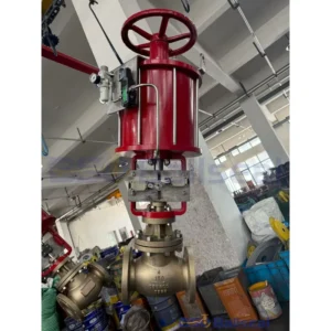 4 Inch Class 150 C95800 Nickel Aluminum Bronze Electric Globe Valve with Handwheel