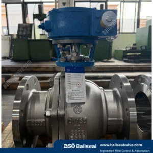 DN150 PN10 2205 Duplex Stainless Steel Ball Valve with Flanged Connections